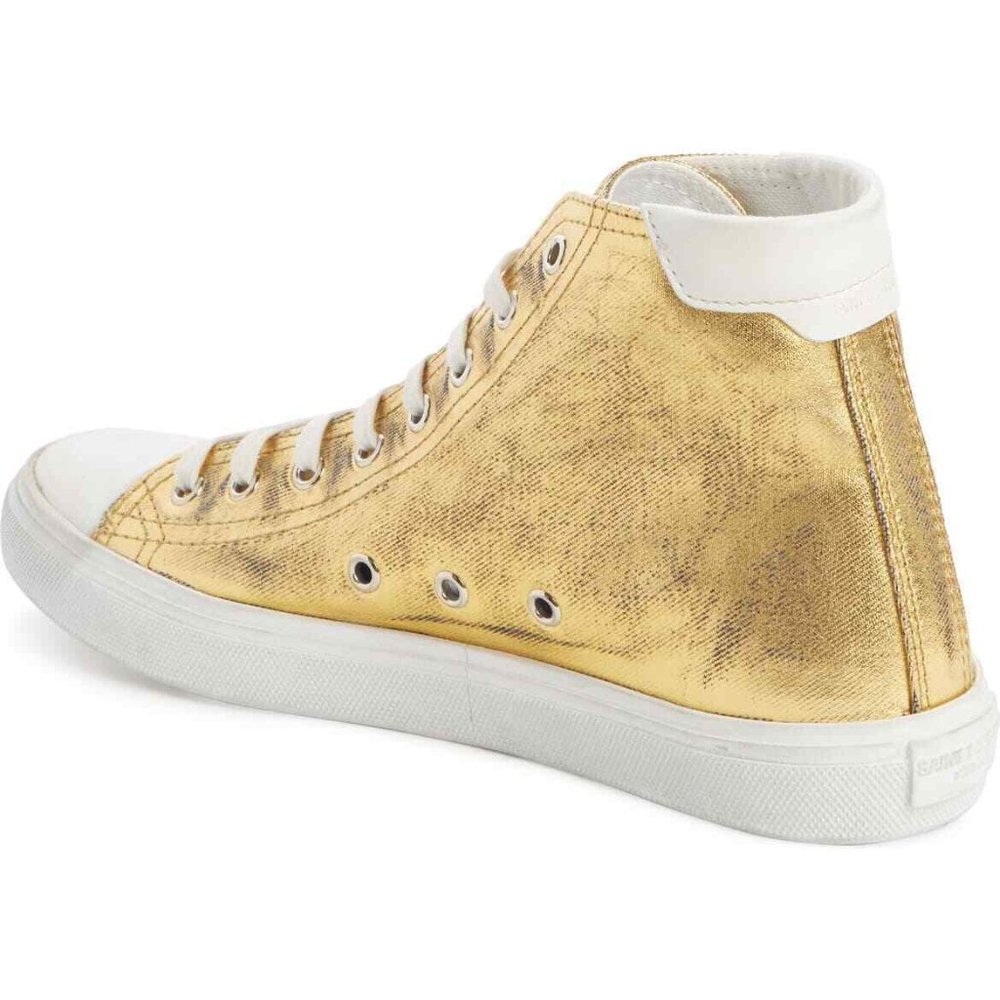 SAINT LAURENT Mid Top Sneaker Size 41 - Picture 4 of 4
